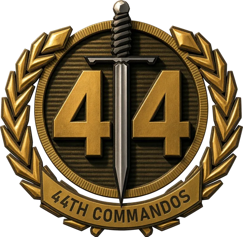 The 44th Commandos crest