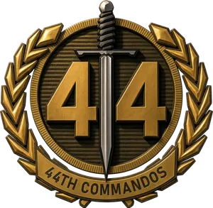 The 44th Commandos crest